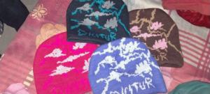 หมวกบีนนี่ถักผ้าแจ็คการ์ดแบบถักลายด้วย3D ที่สลับซับซ้อนปักโลโก้ได้ตามต้องการ - Product Image 3