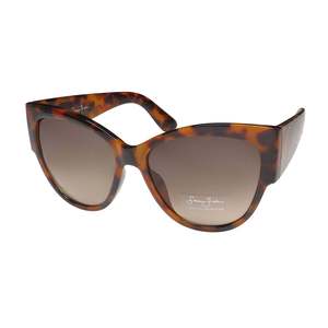 ฌอน จอห์น SJS2007 แว่นกันแดดทรงแคทอายป้องกันรังสียูวี 100% ของแท้ดีไซเนอร์ย้อนยุคไล่เฉดสีเบจสีส้มโปร่งใสสำหรับผู้ชายผู้หญิง - Product Image 1