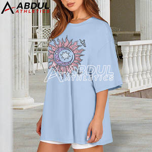 T-shirt oversize décontracté pour femmes, haut en coton doux, coupe ample, streetwear confortable, t-shirt oversize pour femmes - Product Image 3