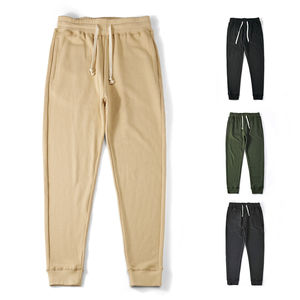 Pantalon de jogging respirant de haute qualité en gros, taille mi-haute, coupe droite, décontracté, polyester/coton, cordon de serrage réglable, confortable - Product Image 2