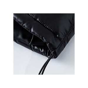 Chaqueta de Plumón para Hombre 2024, Plumón de Pato Blanco 90%, Acolchada, con Capucha, Cuello Alto, Decoración con Patrones, Estilo Urbano - Product Image 3