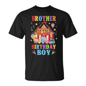 T-Shirt Promozionale Personalizzabile per Festa a Tema Circo e Carnevale 'Fratello del Compleanno' - Product Image 1