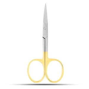 Tijeras de Acero Inoxidable con Hoja Curva y Punta Afilada, Diseño Personalizado de Alta Calidad, Mango Dorado, Precio al por Mayor - Product Image 4