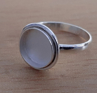 925er Sterlingsilber Rohlinge für Fassungen, 7-30 mm Größe, Lünettenfassung, Schalenfassung, Rohlinge ohne Edelstein, Schmuckzubehör
