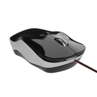 AIKUN Souris optique 3D filaire pour la maison LT12-Office avec commutateur DPI 800/1200/1600, câble USB, roue en caoutchouc, Plug and Play