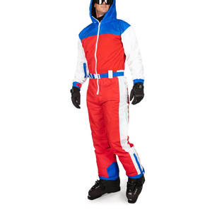 Traje de esquí de invierno de una pieza impermeable de alta calidad personalizado para adultos a prueba de viento y para snowboard de hombres - Product Image 2