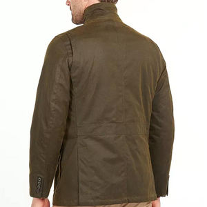 Dernière veste en toile de coton cirée 100% coton d'hiver avec logo personnalisé, tailles personnalisées et options de devant, veste d'hiver - Product Image 2