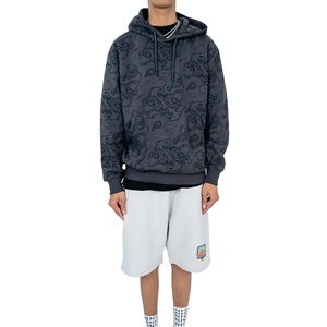 Veste de baseball de luxe 100% coton pour hommes 500GSM sweat à capuche surdimensionné impression bouffante streetwear de luxe personnalisé pour le printemps personnalisé - Product Image 1