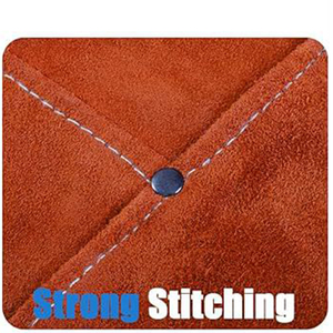 Vêtements de haute qualité travail soudage costumes cuir soudage marron veste manteau pantalon vêtements costume pour travaux de soudage costumes - Product Image 4