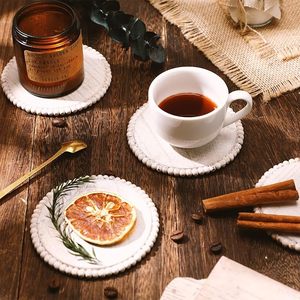 Best-Themed Wood and Wooden Beads <b>Table</b> <b>Coaster</b> Party-Functional Decorative Tableware Elegant Mats & Pads Design - Product Image 5