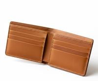 Portefeuille pour homme en cuir véritable, nouveau design, pliable, avec plusieurs emplacements pour cartes et espèces, élégant et tendance