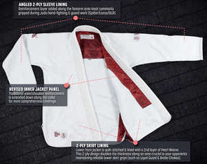 Conception personnalisée à chaud Jiu Jitsu brésilien Gis Arts martiaux uniforme Bjj Gis Kimonos meilleure qualité Design personnalisé - Product Image 3