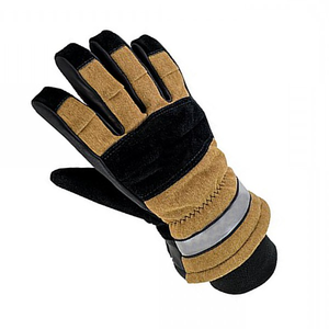 Gants de pompier imperméables résistants à la chaleur anti-chimique texturés en polyéthylène de haute qualité - Product Image 2