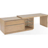 Modern <b>Solid</b> <b>Wood</b> Rectangular Executive <b>Desk</b> for Home Office Study - Product Image 4