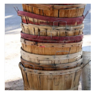 Wooden Crab <b>Bins</b> With Lids Crab Harvesting Baskets/ Manufacture Cheap Natural Wooden Bushel Crab Basket With Lid - Product Image 3