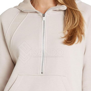 เสื้อฮู้ดซิปครึ่งตัวของผู้หญิงเสื้อฮู้ดซิปครึ่งตัว - Product Image 6