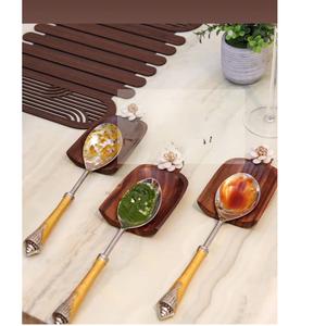 Juego de Cucharas de Acero Inoxidable de Grado Alimenticio, Duraderas y Resistentes a la Corrosión, Aptas para Lavavajillas, Disponibles a Precio de Fábrica - Product Image 1