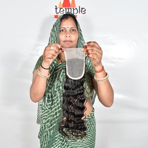 4*4 Cierre Virgen Vietnamita Sin procesar Humano Indio Trenzado color natural Negro Procesamiento Onda y Rizo Estilos Extensiones - Product Image 4