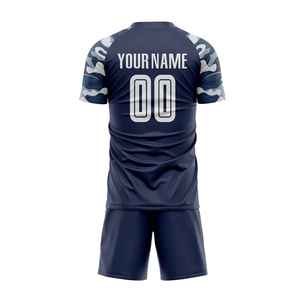 Uniforme de football pour hommes, kit d'équipe personnalisé, ensemble de maillots et shorts de sport de football confortables et respirants à séchage rapide - Product Image 3