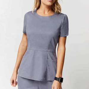 2025 Offre Spéciale doux Polyester hôpital médecin porter des vêtements lavable infirmière gommage ensemble pour femmes soins infirmiers gommage uniformes - Product Image 4