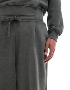 Haute qualité 100% coton blanc jambe large en plein air lavé hommes pantalons tenue décontracté respirant couleur unie Hip Hop pantalons de survêtement pour hommes - Product Image 6