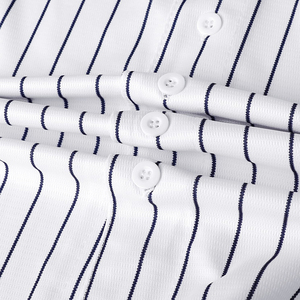 Maillot de Baseball sexy pour hommes, vêtement de sport de couleur unie avec boutons, à bande noire, Style FM LOGAN Sports - Product Image 4