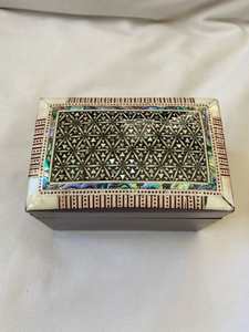 Joyero de nácar con patrones detallados Ideal para cosméticos al por mayor - Product Image 3