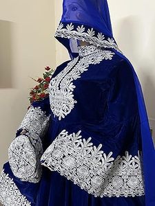 ชุดเดรสมุสลิมสไตล์ใหม่ของผู้หญิง Afghani kuchi สำหรับงานแต่งงานและงานเลี้ยง - Product Image 5