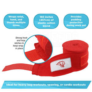 <b>Top</b> Selling Unisex Sports Hand Wraps Custom Logo High Quality Breathable Cotton <b>Neoprene</b> Fitness Safety Training - Product Image 4