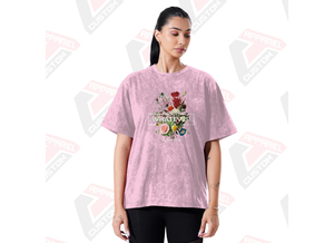 Stylish Women's Acid Wash T-Shirt Appliques Beading Comfortable Trendy Eco-Friendly Summer <b>Tops</b> Made Denim Batik Corduroy 100% - Product Image 6