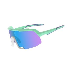 Lunettes de soleil élégantes une pièce pour femmes: lunettes de cyclisme décontractées fabriquées à Taiwan - Product Image 2