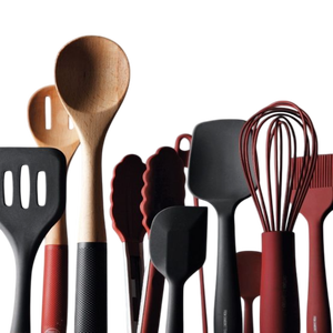 Juego de cubiertos de madera, cuchillo para bigotes, cuchara, espátula hecha con bambú, juego de cubiertos de madera, bambú de viaje - Product Image 1