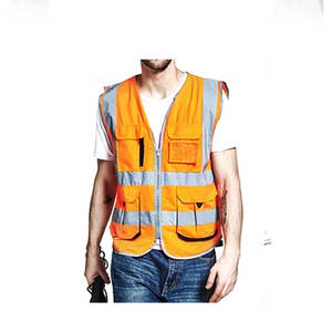 Acheter Logo Personnalisé Couleur Haute Qualité Hommes Ingénieurs Construction Haute Visibilité Réfléchissant Travail Sécurité Gilet De Sécurité - Product Image 6