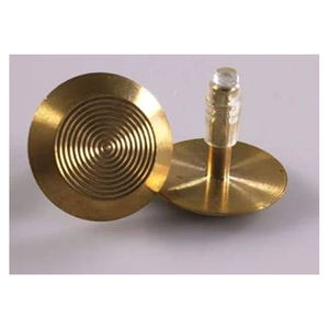 Boutons tactiles en laiton de qualité supérieure, robustes, pour pavage tactile extérieur, surface de sol rainurée, conception personnalisée pour l'indication - Product Image 1