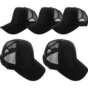5 Pcs DIY Baseball Outing Hats Versatile Summer Sublimation 100% Polyester Lightweight Blank Caps <b>Mesh</b> - Product Image 4