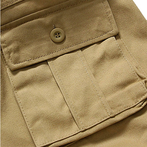 Pantalones cortos de carga para hombre, calidad duradera con diseño personalizado único e impresión de logotipo, al mejor precio, técnicas teñidas lisas - Product Image 4