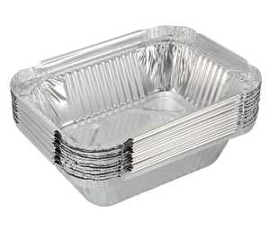 ถาดอลูมิเนียมฟอยล์พร้อมฝาภาชนะบรรจุอาหารถาดอบอาหารแบบใช้แล้วทิ้งสำหรับร้านอาหาร - Product Image 3