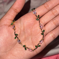 Gelang Kuningan Mikro-inlay Zirkon Berkualitas Gaya Mewah Terbaru 2026, Terinspirasi Instagram, Minimalis Mewah, Bestseller Lintas Negara