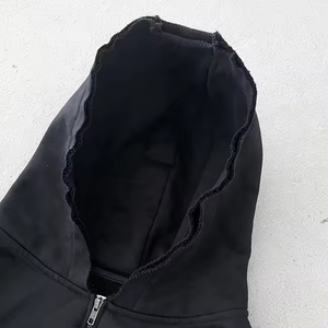 Gráfico Streetwear Pullover Ripped Mens Heavyweight Hoodies French Terry Vintage Distressed Acid Wash Winter Impresión digital - Product Image 3