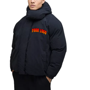 Chaqueta de Nailon Personalizada para Hombre y Mujer, Chaqueta de Invierno de Nailon de Talla Grande, Chaqueta Acolchada con Cierre de Cremallera, Chaqueta Bomber de Moda Urbana - Product Image 1