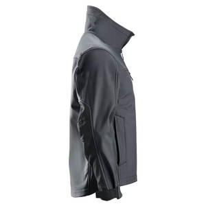 Best-seller Veste softshell imperméable à fermeture éclair avec logo brodé personnalisé Manteaux en polyester Veste coupe-vent pour hommes - Product Image 3