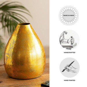 Metal Flower <b>Vase</b> a Sculptural Masterpiece Blending Modern Design with Timeless Beauty to Enhance Any Space - Product Image 3