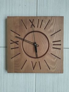 HORLOGE MURALE EN BOIS PERSONNALISÉE POUR DÉCOR À LA MAISON ÉLÉGANTE Corps EN Bambou MODERNE avec Rosh naturel pour les occasions de mariage - Product Image 4