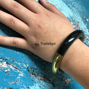 Stylish Handmade Premium Quality Unisex Horn <b>Bangles</b> Natural Fashion Jewelry Tradebyd - Product Image 2