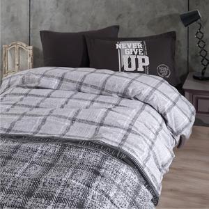 Classy Ranforce Anthracite Juego de funda nórdica individual Diseño elegante de regalo - Product Image 2