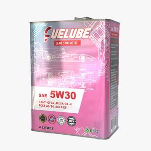FUELUBE SEMI SYNTHETIQUE 5W30 ESTER + PAO 4L API SP/CF ILSAC GF6A HUILE MOTEUR LUBRICAN HAUTE PERFORMANCE VENTES EN GROS DIRECT USINE - Product Image 1