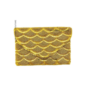 กระเป๋าคลัทช์สำหรับผู้หญิงกระเป๋าลูกปัดแนวย้อนยุคลายฟลามิงโก้ปักโซ่กระเป๋าคลัทช์สำหรับใส่ในฤดูร้อน - Product Image 4