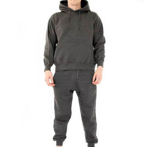 Survêtement en polyester pour hommes Ensemble de jogging survêtement personnalisé Ensemble de jogging piste vierge marque privée Ensemble de survêtement pantalon de survêtement et sweat à capuche pour hommes - Product Image 2
