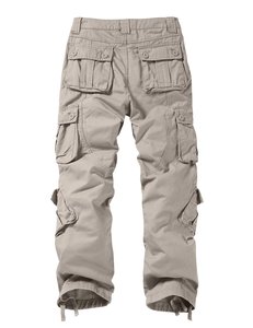 Men's Lightweight High Cotton Canvas Ripstop <b>Cargo</b> <b>Work</b> <b>Pants</b> Big Tall Construction Utility Safety High Street Embroidered - Product Image 2