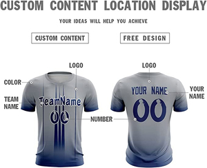OEM Customized Soccer Jersey Set Uniform 100% Polyester Lightweight Quick Dry Breathable <b>Black</b> Yellow Red White Blue <b>T</b>-<b>Shirt</b> - Product Image 3